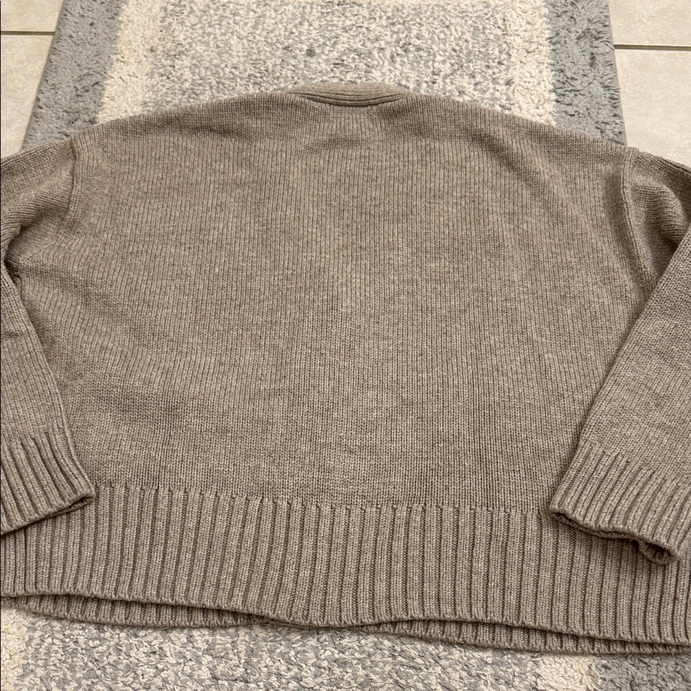 The Drop Women's Tan Cardigan Sweater - Picture 8 of 8